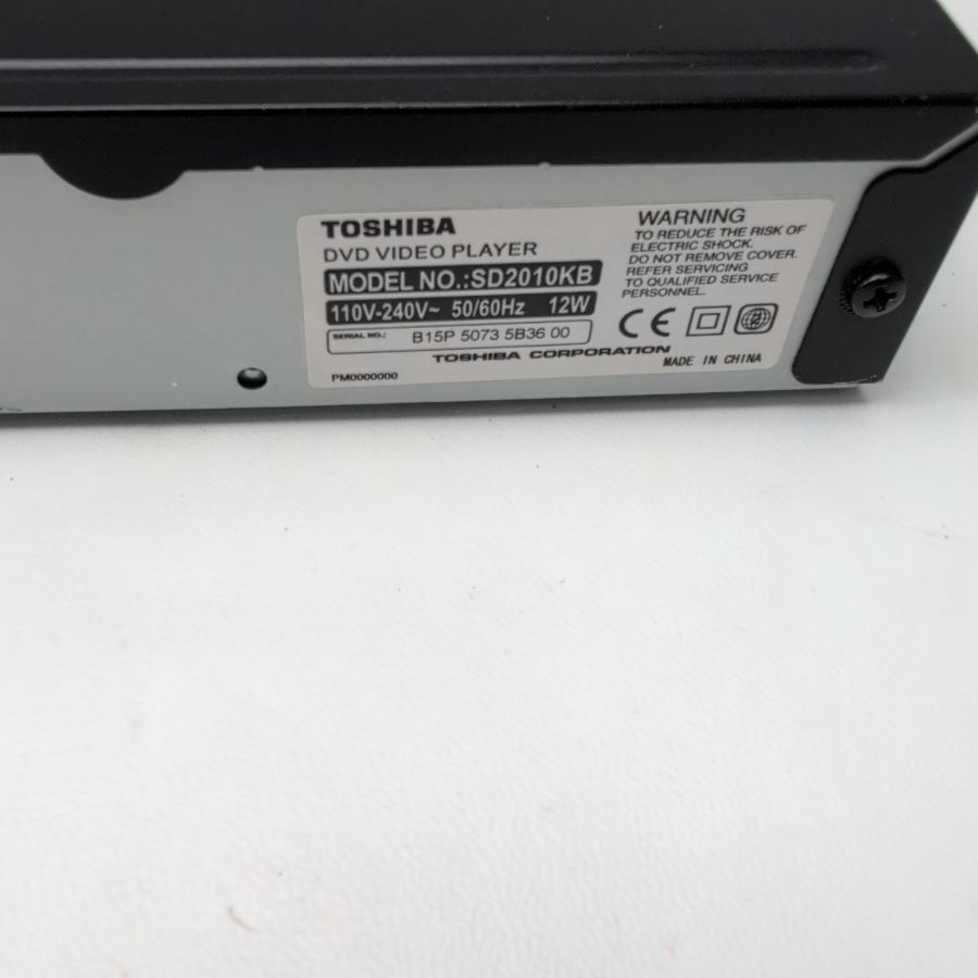 Toshiba SD2010KB DVD Player USB DivX Progressive Scan SCART Tested Working – image 2