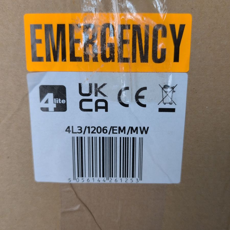 Representative photograph of the same model: 4lite Maintained Emergency LED Highbay With Microwave Sensor Black 100W 13,000lm – image 12