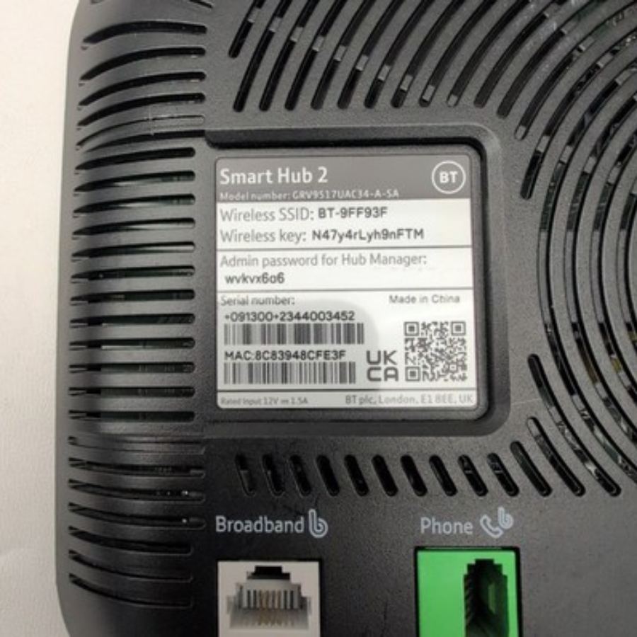BT Smart Hub 2 Wireless Router | Dual‑Band Wi‑Fi 5 | FTTP/FTTC | Gigabit LAN – image 3