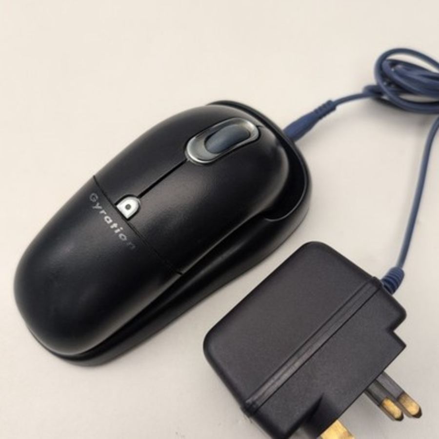 Gyration Ultra GT GP110 Gray Wireless 3-Button 30 Ft USB Optical Mouse Charger – image 2
