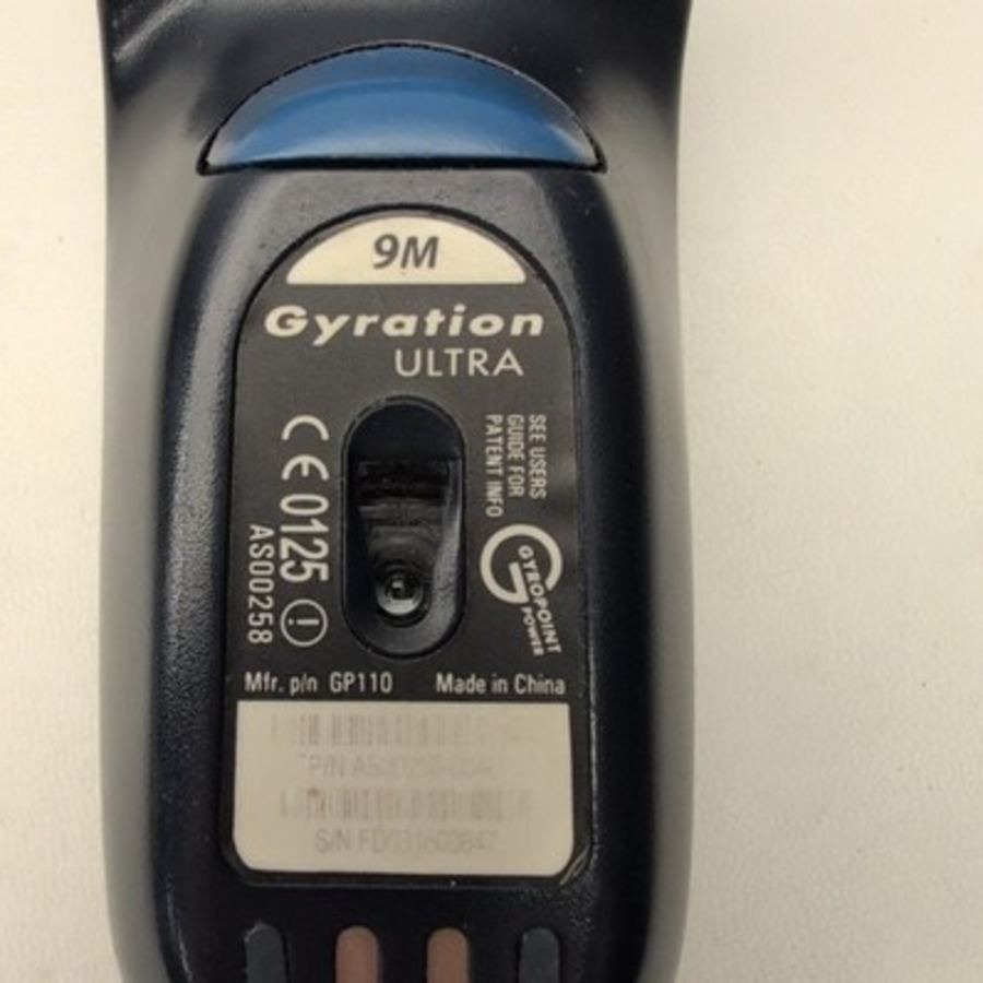 Gyration Ultra GT GP110 Gray Wireless 3-Button 30 Ft USB Optical Mouse Charger – image 6