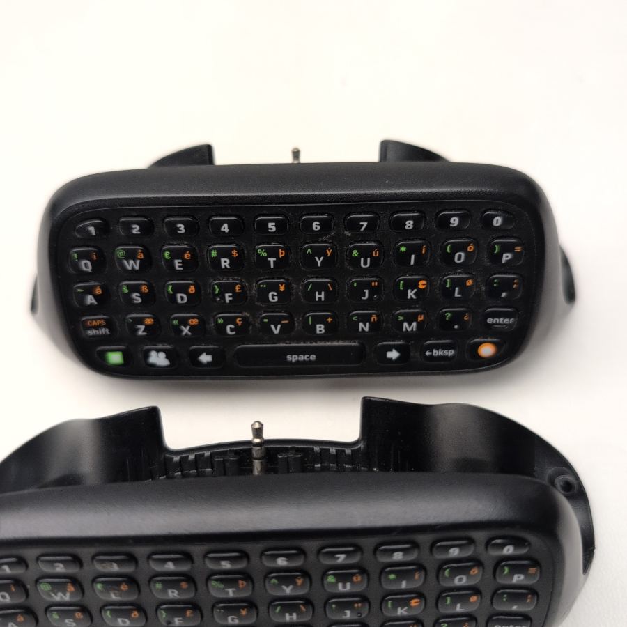 2x Official Microsoft Xbox 360 Chatpad / Messenger Keyboard - black – image 3