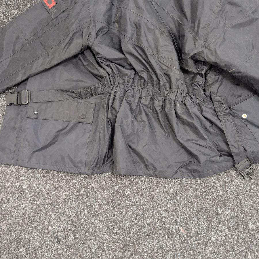 SIDI MEN'S WATERPROOF QUILTED Liner RAIN JACKET SIZE UK Men S Small Black Short – image 5