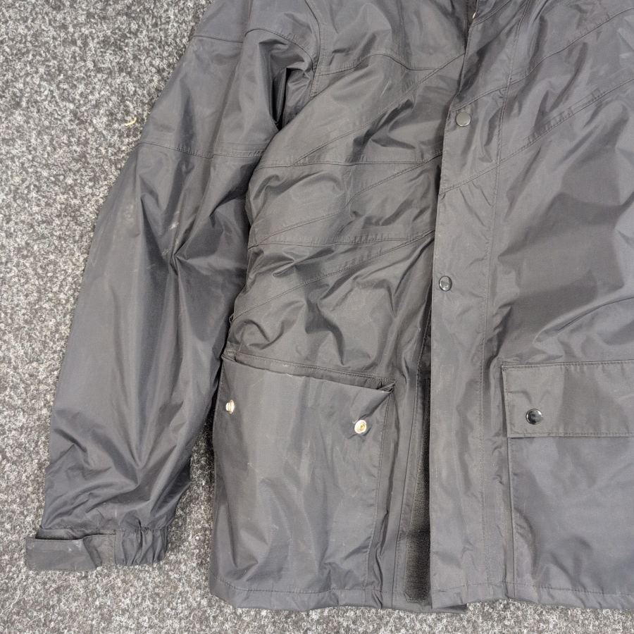 SIDI MEN'S WATERPROOF QUILTED Liner RAIN JACKET SIZE UK Men S Small Black Short – image 6