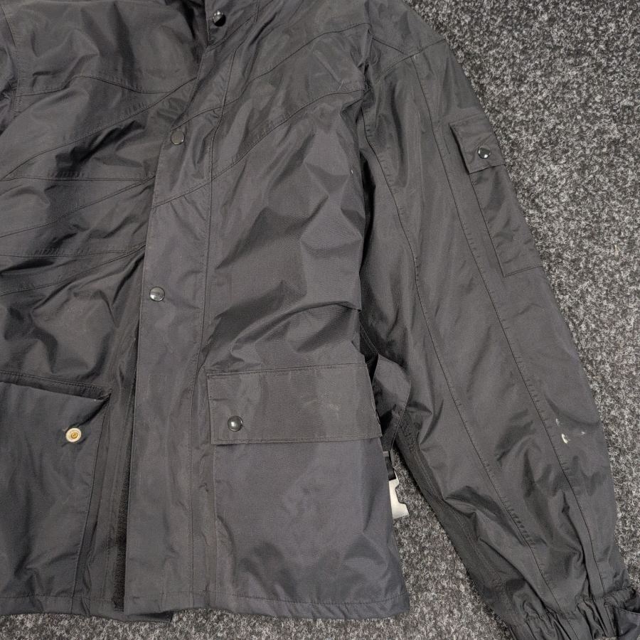 SIDI MEN'S WATERPROOF QUILTED Liner RAIN JACKET SIZE UK Men S Small Black Short – image 8