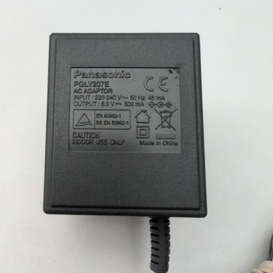 Panasonic PQLV207E Power Supply AC Adapter 6.5V 500mA For KX-TG Series Telephone – image 2